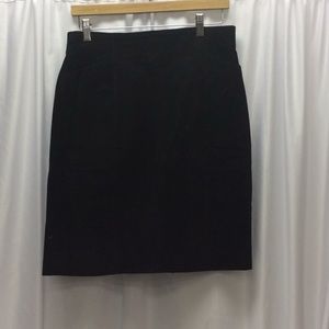 Wilson’s Black Leather Suede Skirt with pockets 12